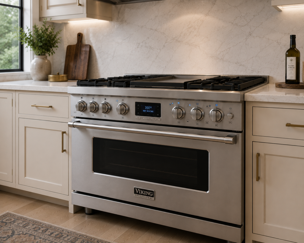 viking range not heating