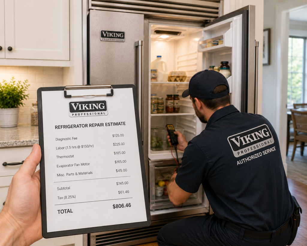 viking refrigerator repair guide