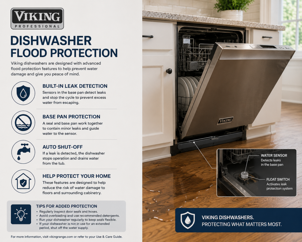 viking dishwasher safety