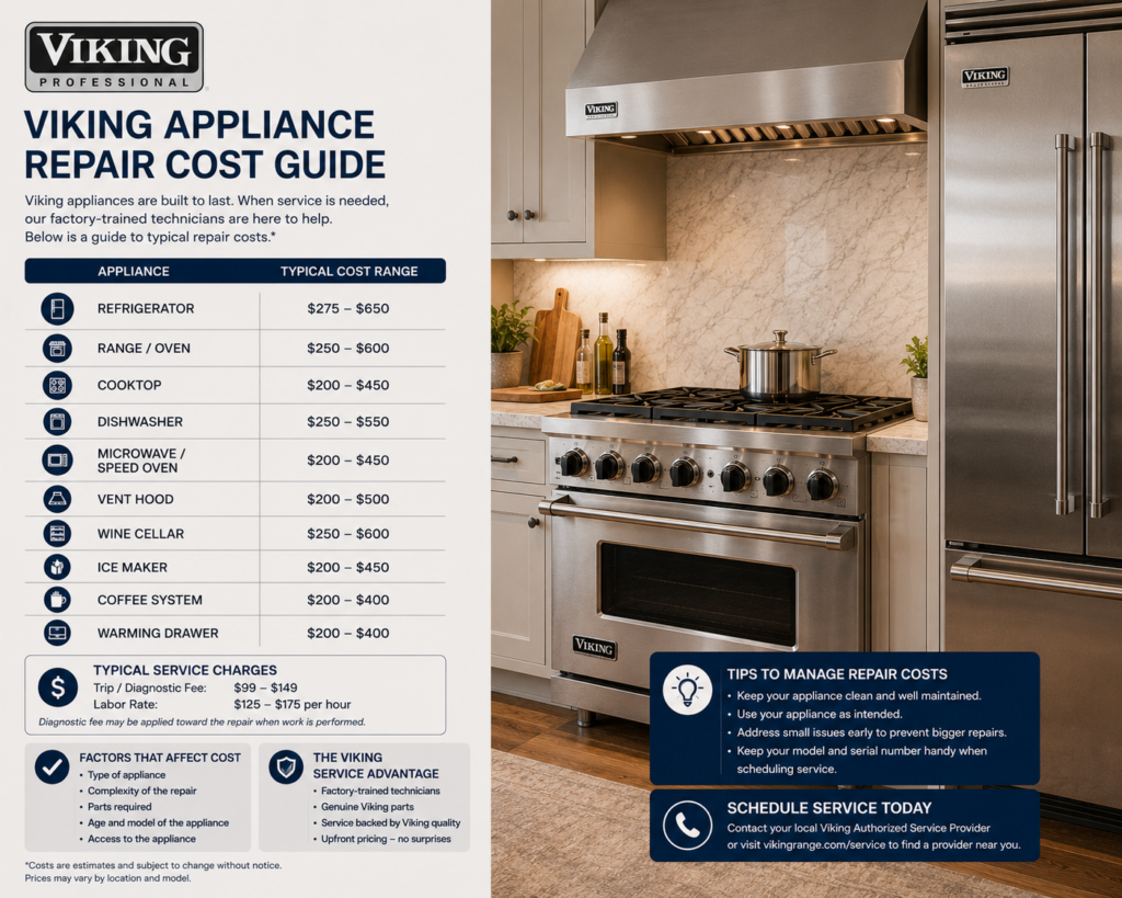 viking appliance repair guide