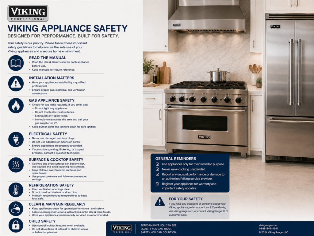 viking appliances care tips