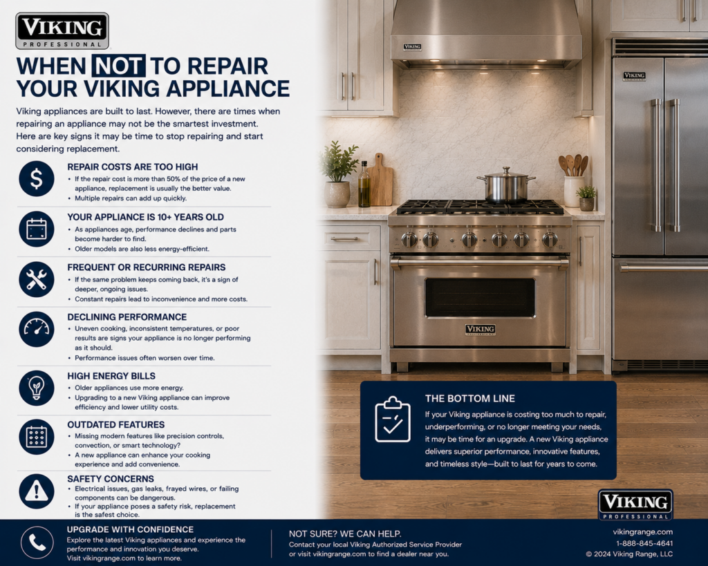 viking appliance not worth repairing